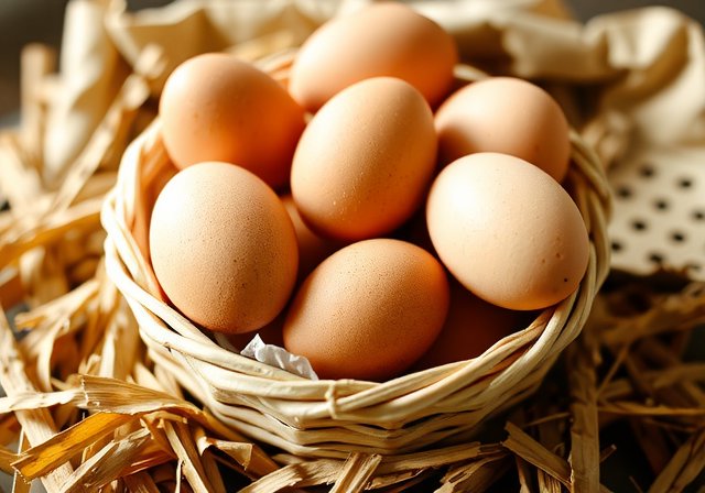 Fresh Eggs Basket